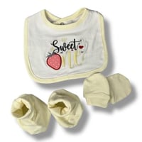 طقم مريلة 3 قطع قطن