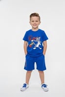 طقم أطفال صيفي كرتوني مميز – قطن مريح بطباعة شخصيا...