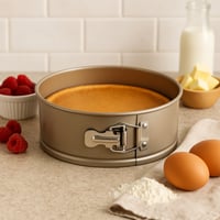 قالب كيك قابل للفك مقاس 26 سم بتصميم ذهبي أنيق