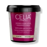 مقشر سكر رغوي بالرمان والفانيليا من CELIA – نعومة...