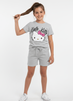 طقم بناتي Hello Kitty قطعتين – تيشيرت وشورت