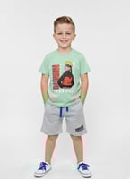 طقم أولادي صيفي مريح بطبعة شخصيات