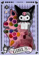 طقم مكياج للبنات بتصميم كيوت على شكل شخصية كروومي...