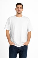 تيشيرت رجالي سادة بقصة عصرية مريحة