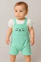 أطقم مواليد بتصميم وجه قطة - لمسة لطيفة ومريحة