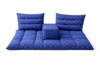 جلسة أرضية مريحة بتصميم عصري ونقش أنيق – 4 قطع