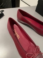 Chanel ballet flats in Red