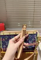 Cute denim Lv purse