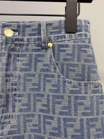 Fendi denim skirt