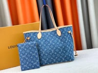Lv tote denim bag