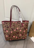 Coach cherry tote bag