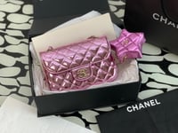 Chanel glazed purse