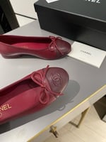 Chanel ballet flats in Red