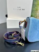 Coach denim purse