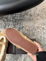 ALAIA fur ballet flat