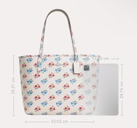 Coach city tote floral bag