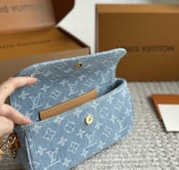 Lv denim purse