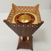 المبخرة القلابة الآمنة لون خشبي م/WT-401M