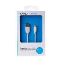 ANKER - كابل مايكرو 1 متر ماركة انكر ابيض - م/ A81...