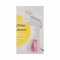 DENX - كاوية بخار محمولة 1500 واط للملابس لون بنكي...