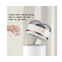 BASTEC - مرطب هواء لغرفة النوم، مرطب صغير مع إضاءة...