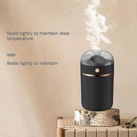 BASTEC - مرطب هواء لغرفة النوم، مرطب صغير مع إضاءة...