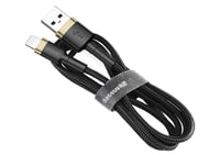 Baseus - كيبل ايفون لايتنج 2 متر - ذهبي+ اسود م/PB...