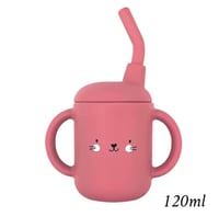 طقم أدوات طعام سيلكون مخصص للاطفال