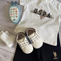 طقم ملابس U.S.POLO ASSN مقاس من 6-9 شهور