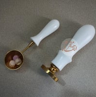 ختم شمعي بالاسم رخامي بالاسم من متجر ارتقاء