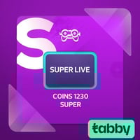 سوبر لايف – 1,230 كوينز | Super Live – 1,230 Coins
