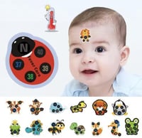 ملصقات قياس الحراره للاطفال. (6ملصقات)