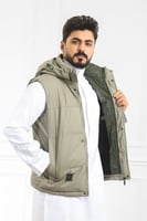 صدرية رجالي شتوي سحاب فرو من الداخل وأزرار كبس وقب...