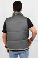 صدرية رجالي شتوي عصري سحاب وأزرار للإغلاق ضد الماء...