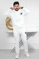 طقم رجالي شتوي اوفر سايز مكون من هودي و بنطال