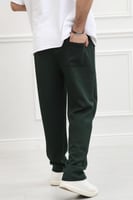 بنطلون رياضي رجالي بقصة واسعة ومستقيمة - بنطال ريا...