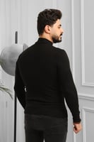 بلوفر شتوي رجالي هاينك منقوش برقبة نصف الياقة - بل...