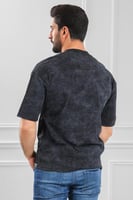 تيشرت رجالي أوفر سايز-مغسول