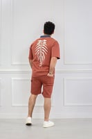 طقم رجالي اوفر سايز شورت - طقم شورت رجالي اوفر ساي...