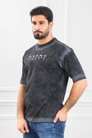 تيشرت رجالي أوفر سايز-مغسول