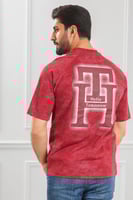 تيشرت رجالي أوفر سايز-مغسول