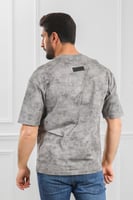 تيشرت رجالي أوفر سايز-مغسول