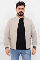 جاكيت رجالي شتوي كلاسيكي عصري بياقة مرتفعة