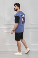 طقم رجالي اوفر سايز شورت - شورت رجالي اوفر سايز