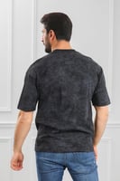 تيشرت رجالي أوفر سايز-مغسول