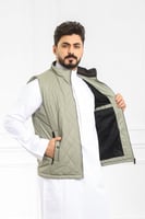 صدرية رجالي شتوي سحاب مضلعة بفرو من الداخل ضد الما...