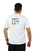 تيشرت رجالي صيفي اوفر سايز بطبعة على الصدر