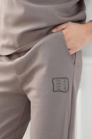 طقم رجالي أوفر سايز نص كم بنطال طويل