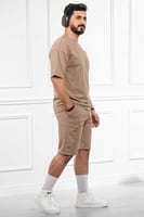 طقم رجالي اوفر سايز شورت