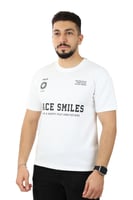 تيشرت رجالي صيفي اوفر سايز بكتابة على الصدر